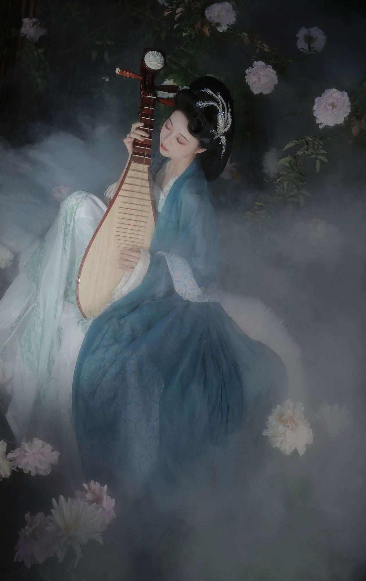 阿录-_与芳《芳春柳摇染花香》美图作品图片4