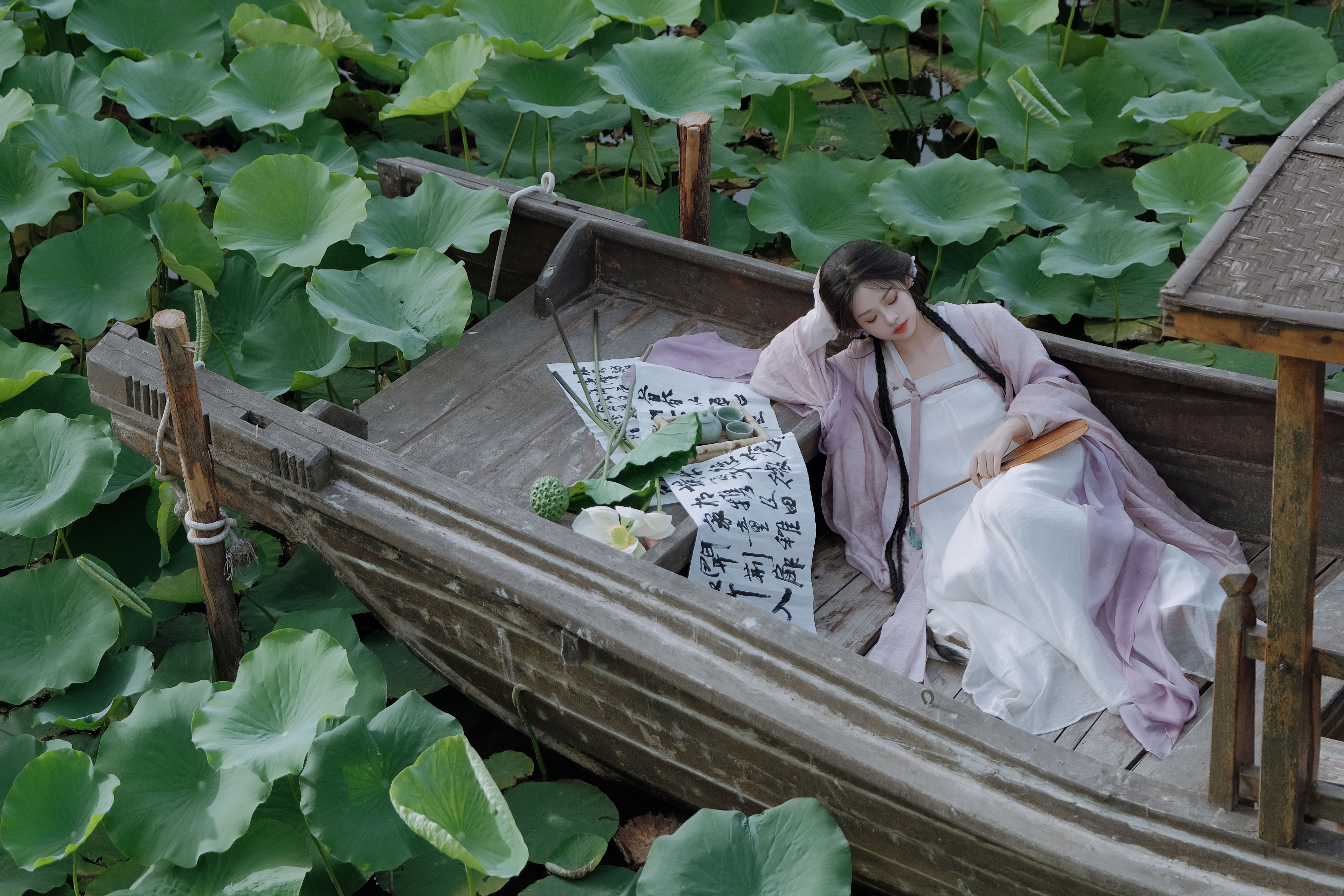 鸦青_瑶瑶《荷》美图作品图片3