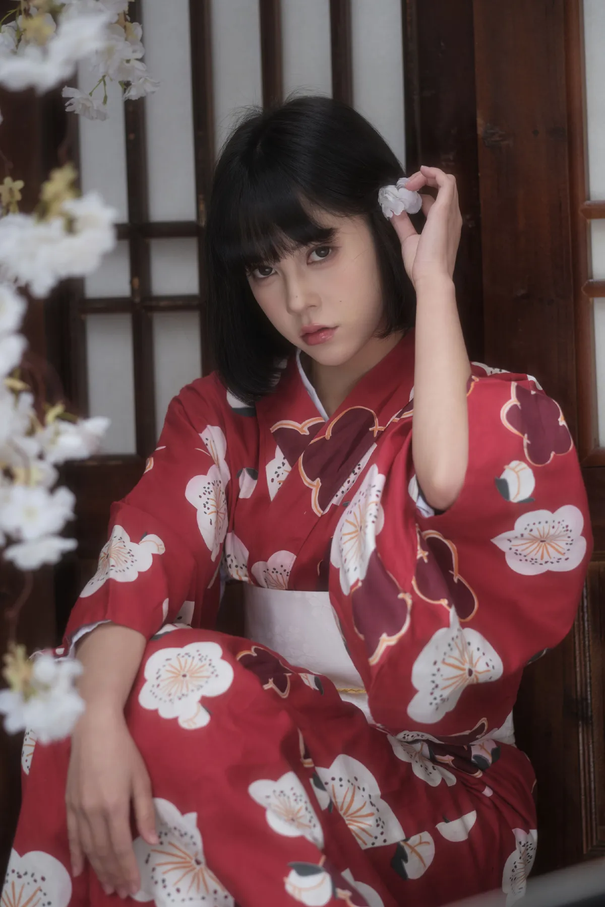 武庚_悲伤薯条555《和服少女》美图作品图片5