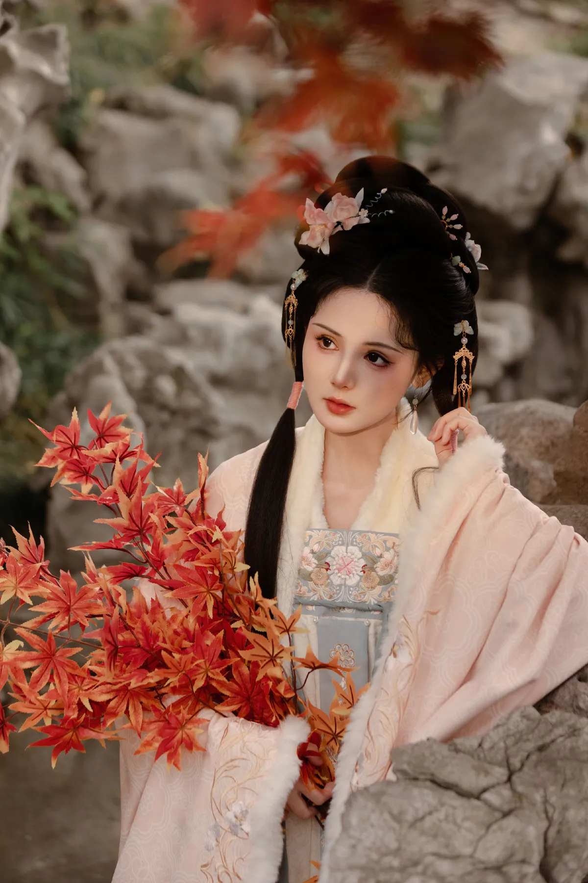 若寒Rock_乔《丹枫渡秋》美图作品图片4