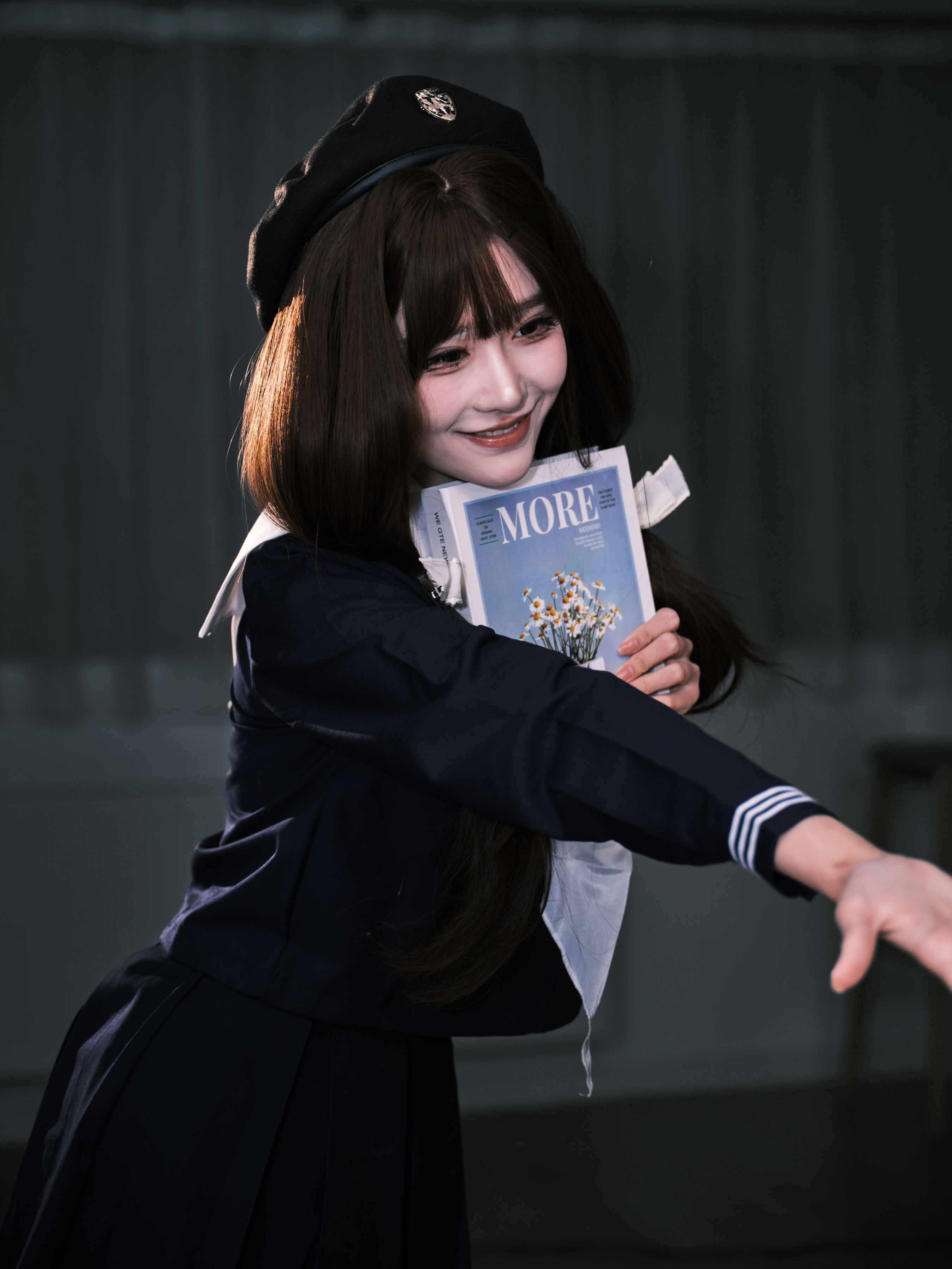 女水手的假日 深蓝白丝版