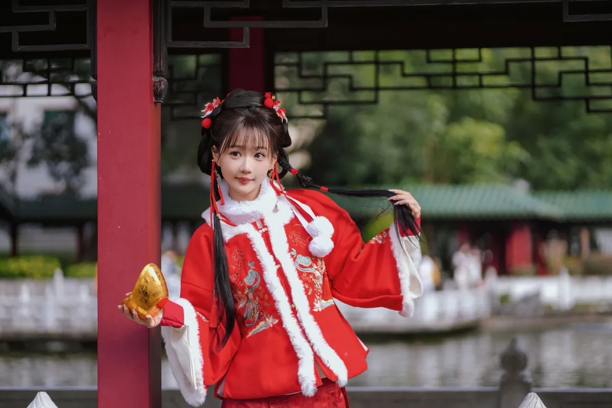 红韵倩影 · 新年少女写真4