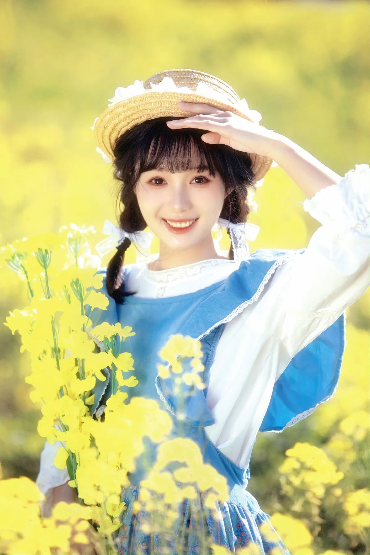 油画少女