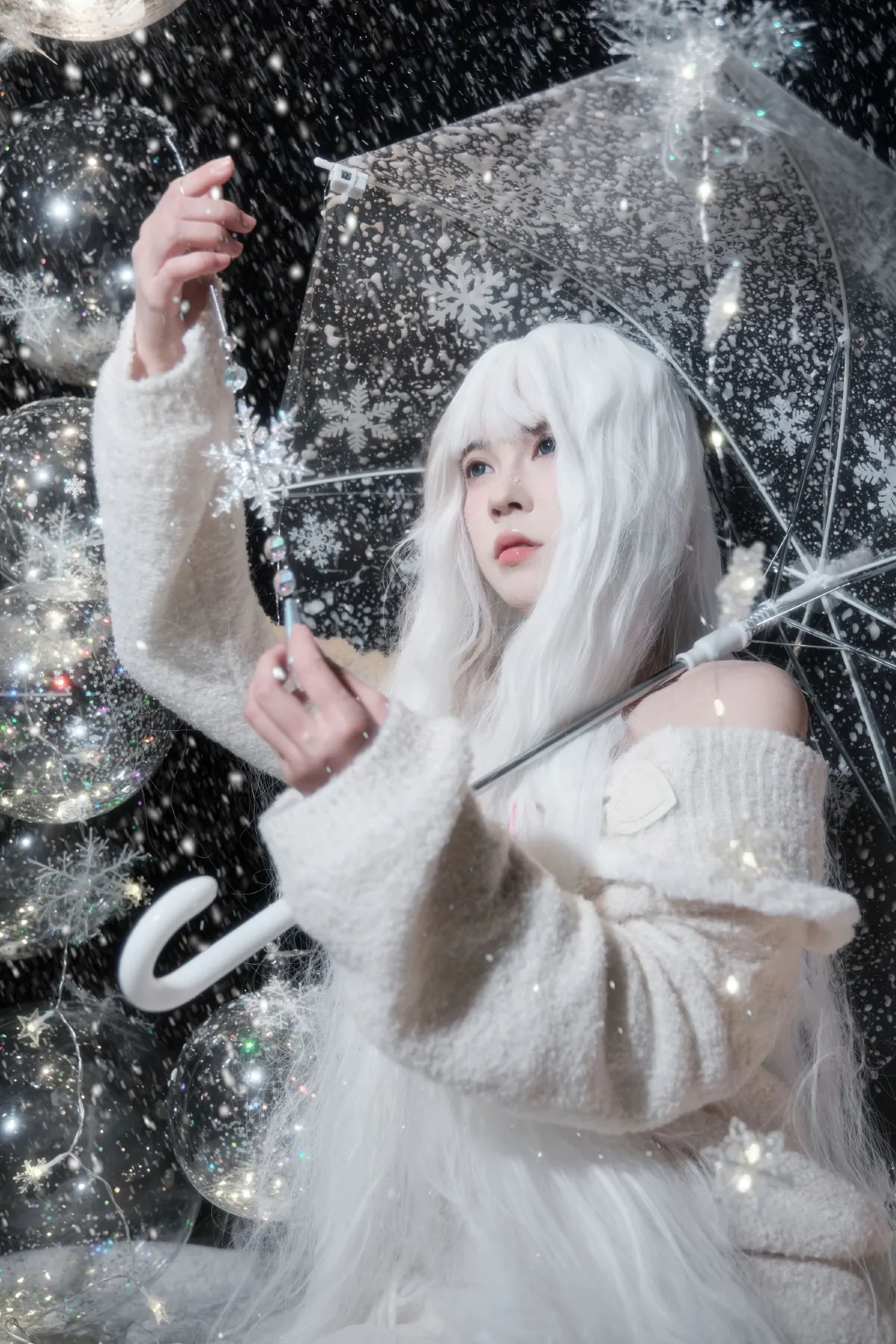 武庚_悲伤薯条555《雪夜精灵》美图作品图片2