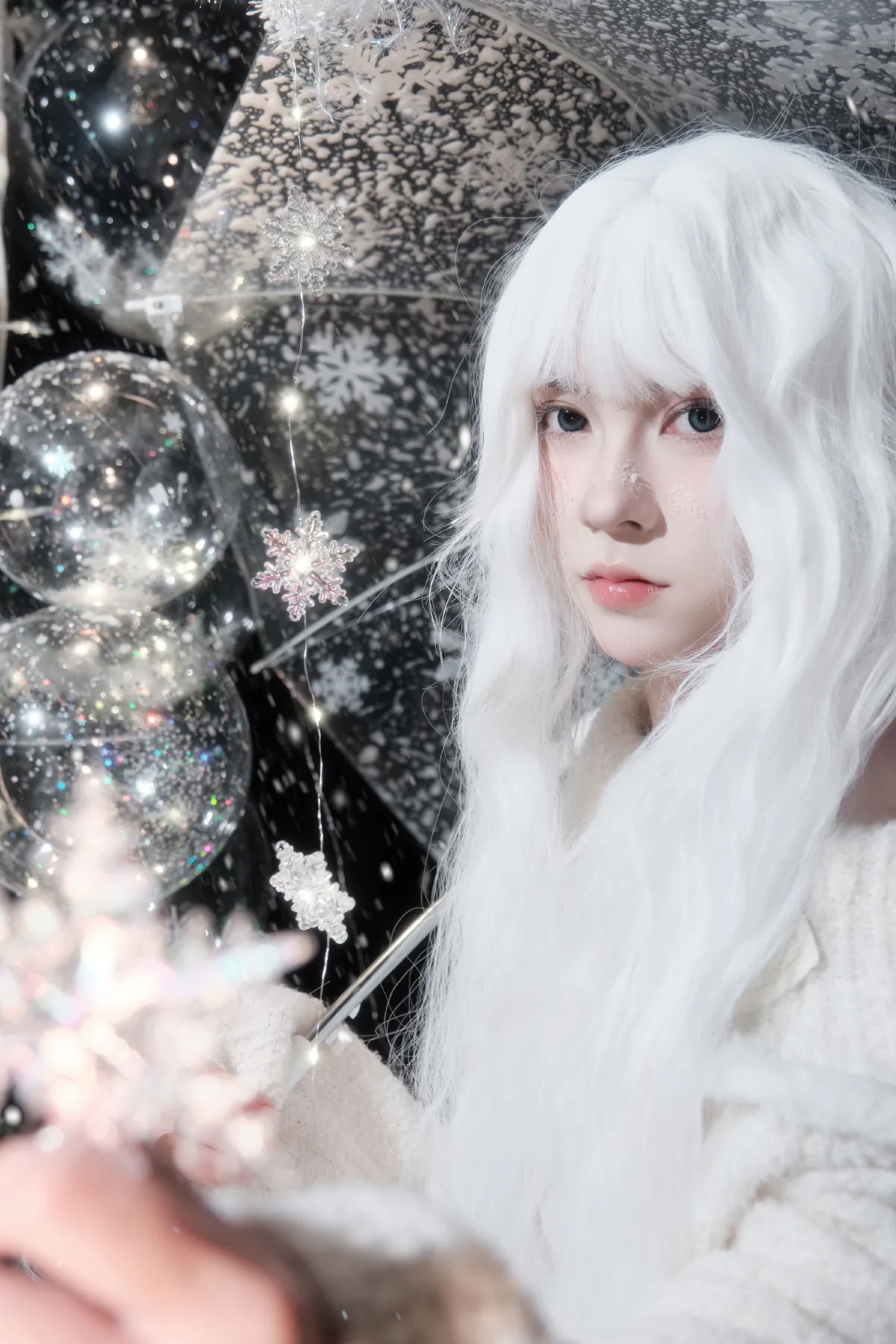 武庚_悲伤薯条555《雪夜精灵》美图作品图片3