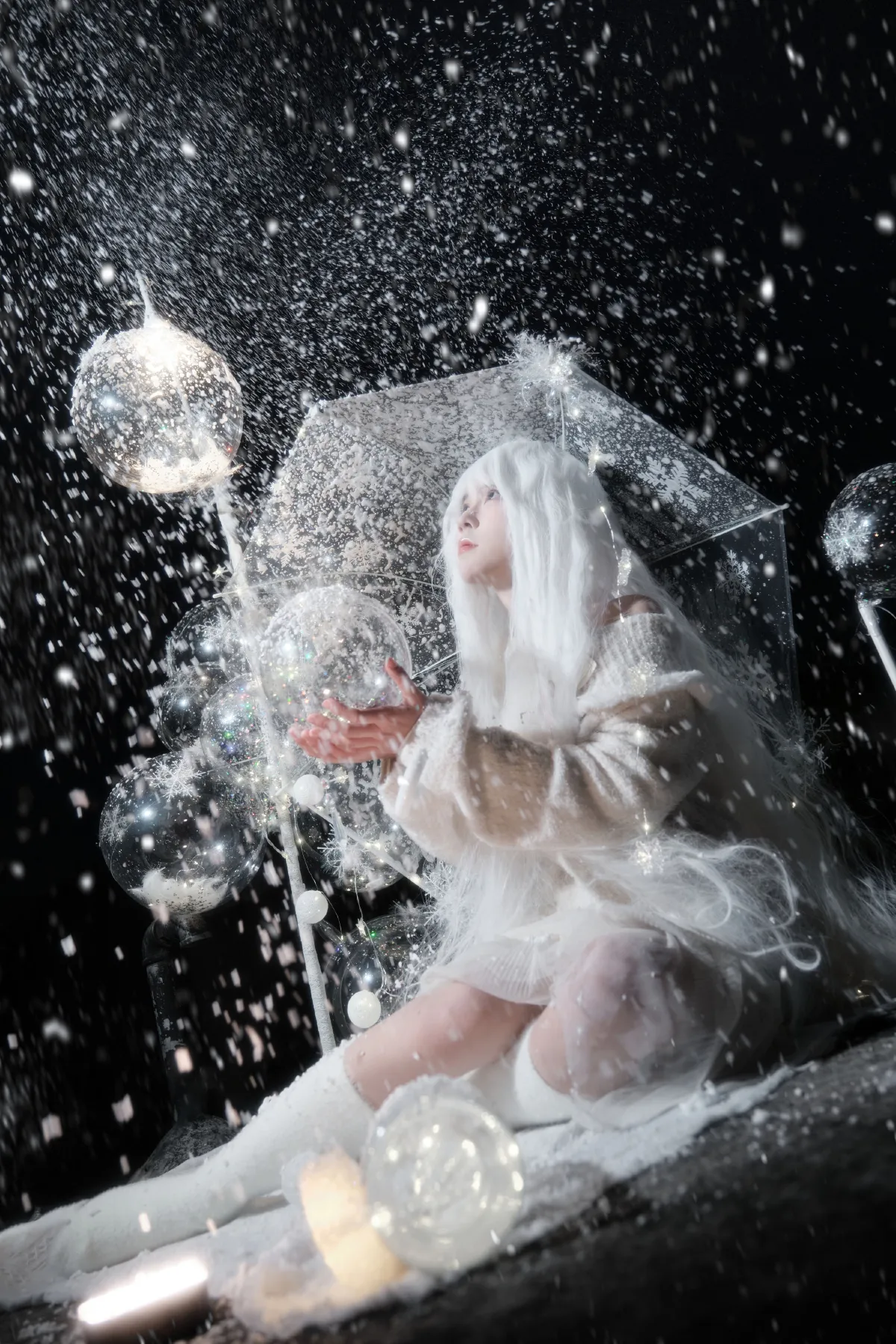 武庚_悲伤薯条555《雪夜精灵》美图作品图片4