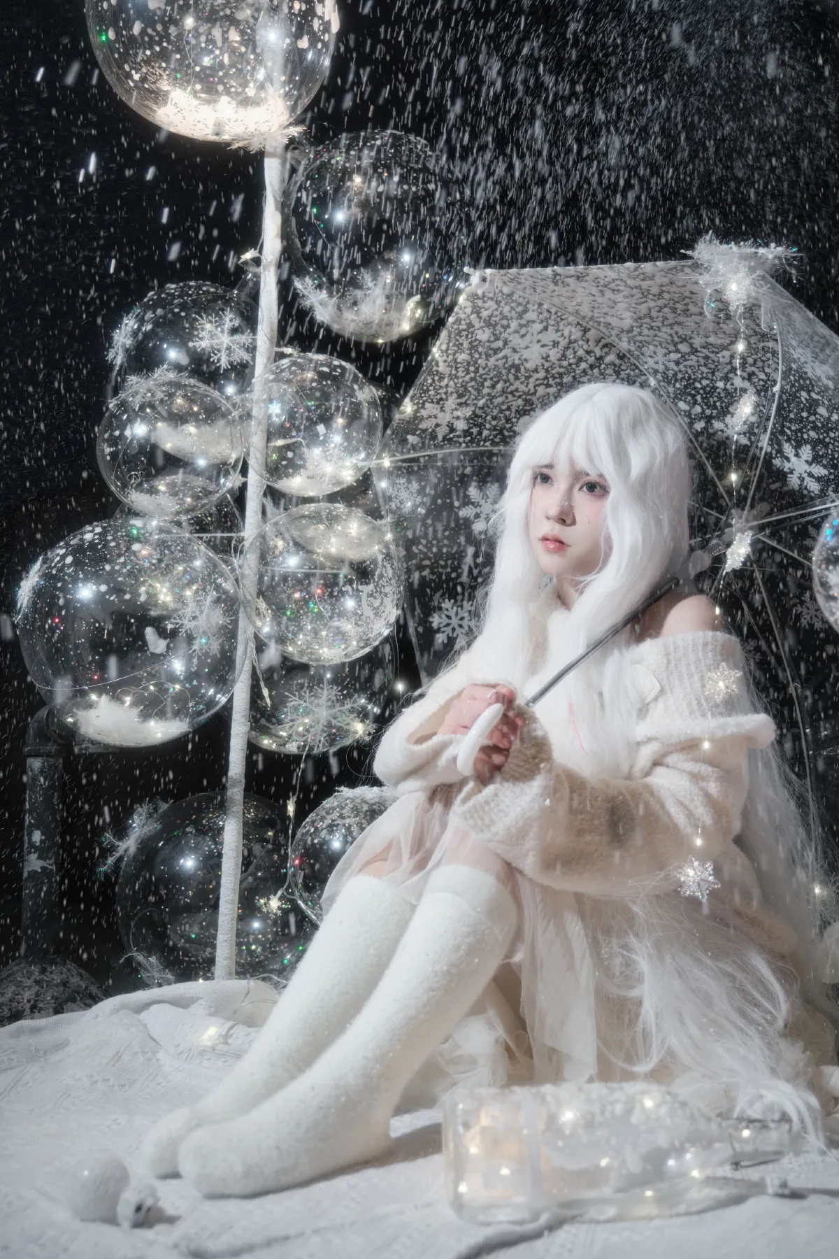 武庚_悲伤薯条555《雪夜精灵》美图作品图片5
