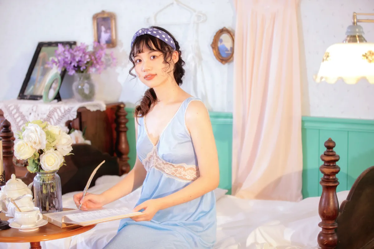 油画少女