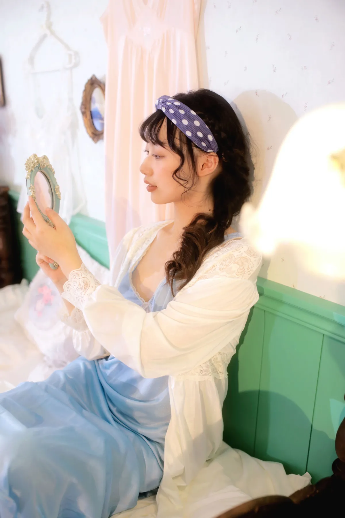 油画少女