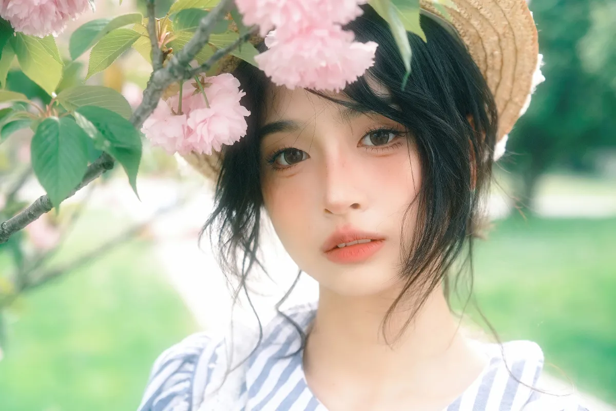 溜花梨_小满《田园少女》美图作品图片3