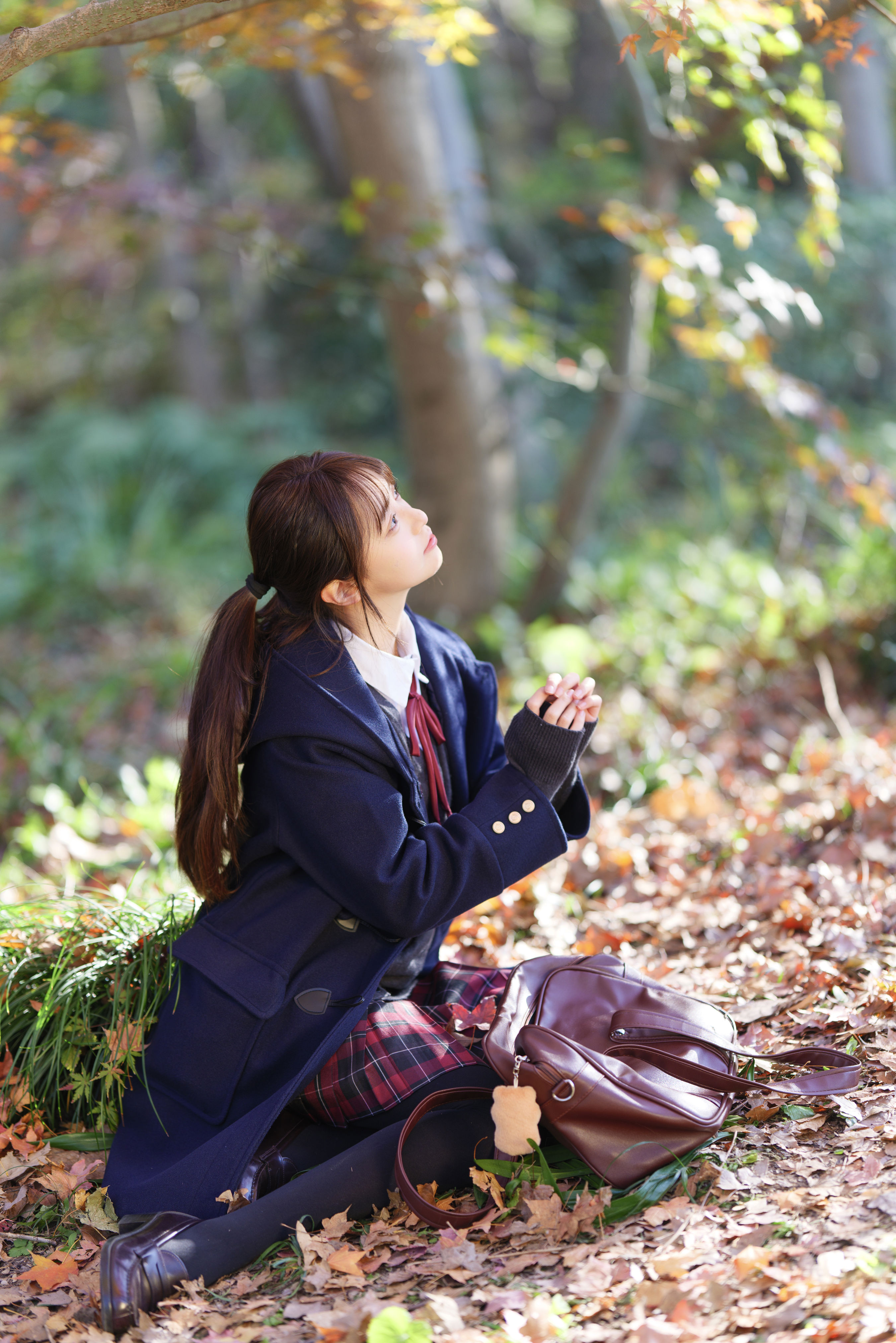枫叶jk少女