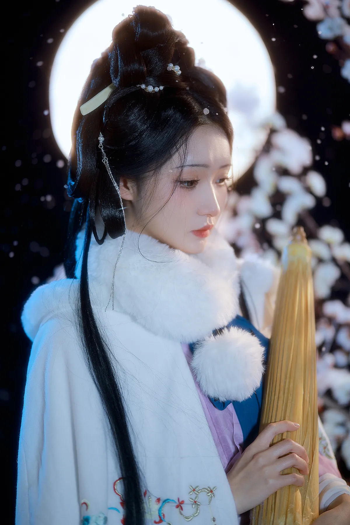 围炉观雪