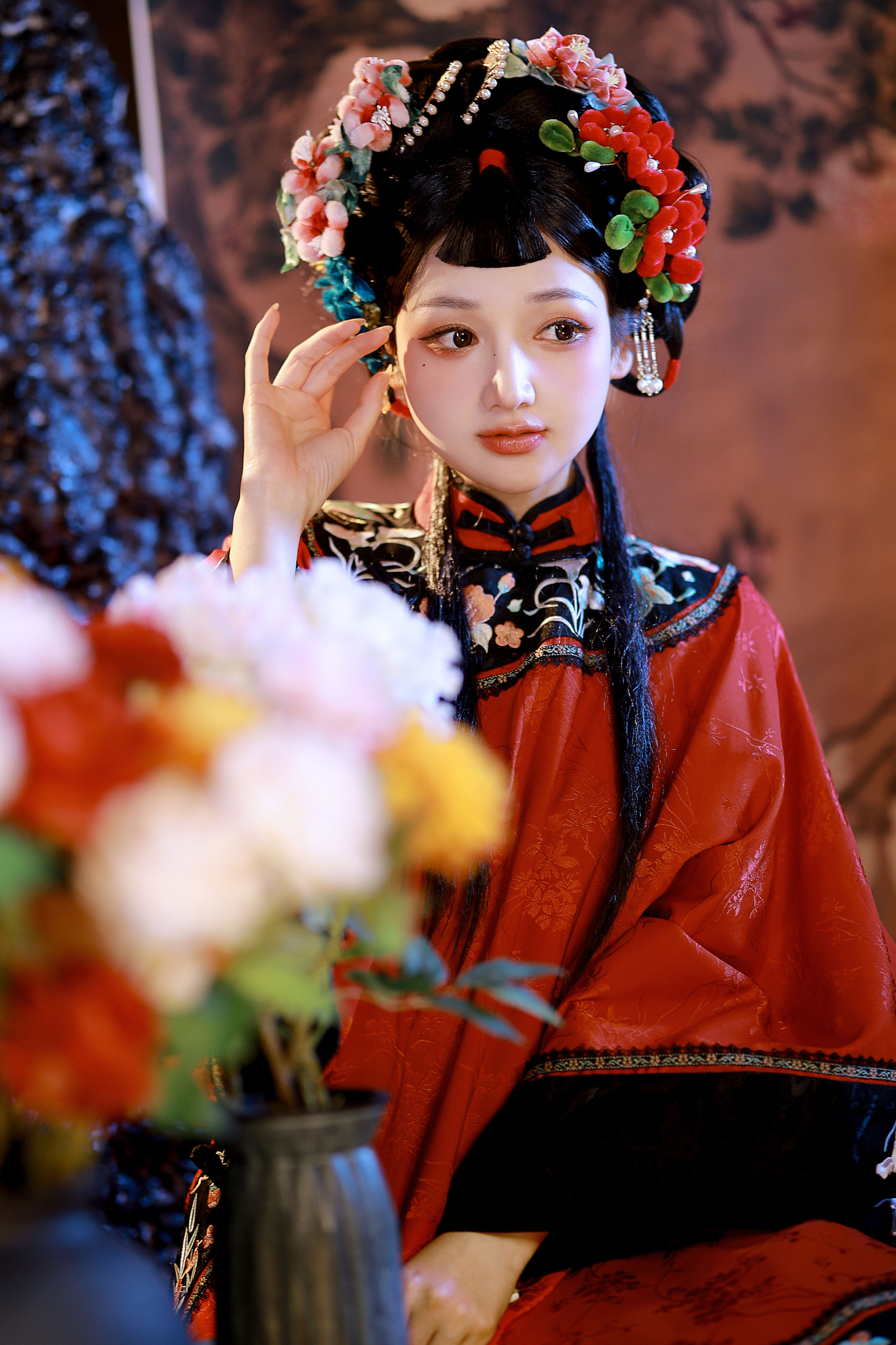 插画风清汉女