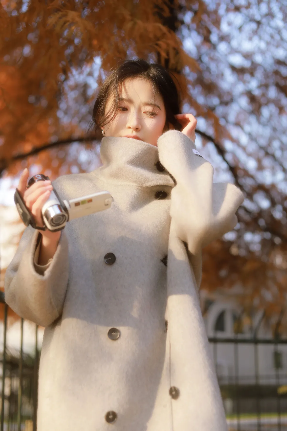摄影师暗栀_小草草呀《暖冬》美图作品图片5