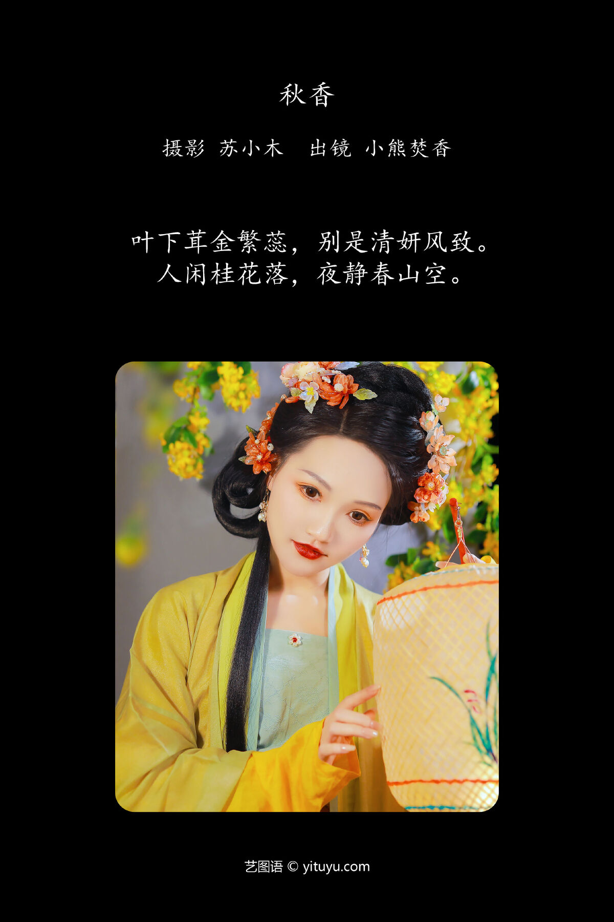 苏小木_焚香小也《秋香》美图作品图片2