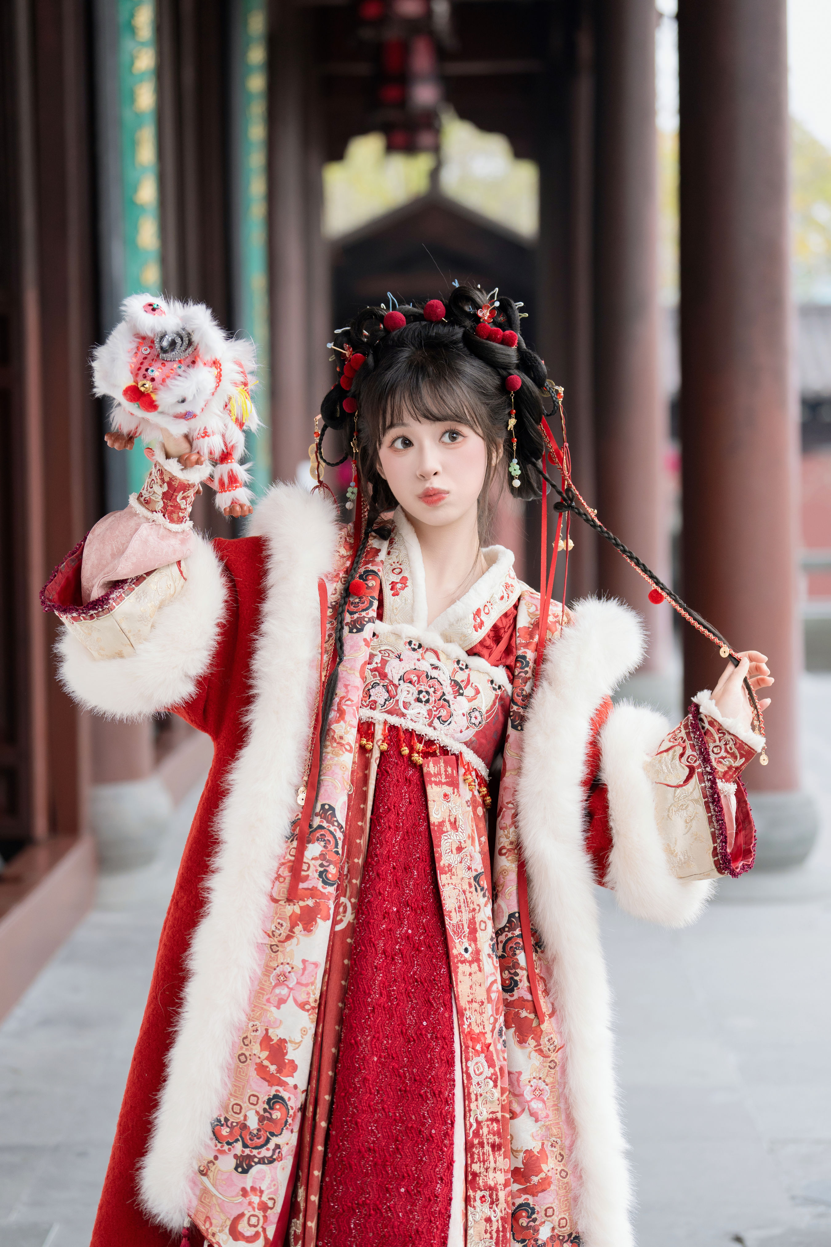 穿汉服过新年1