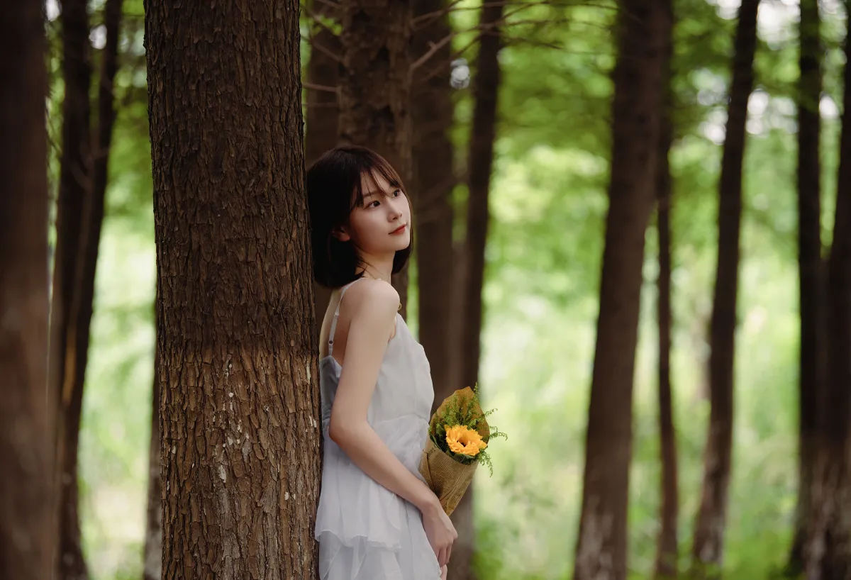 夏日笑颜如花