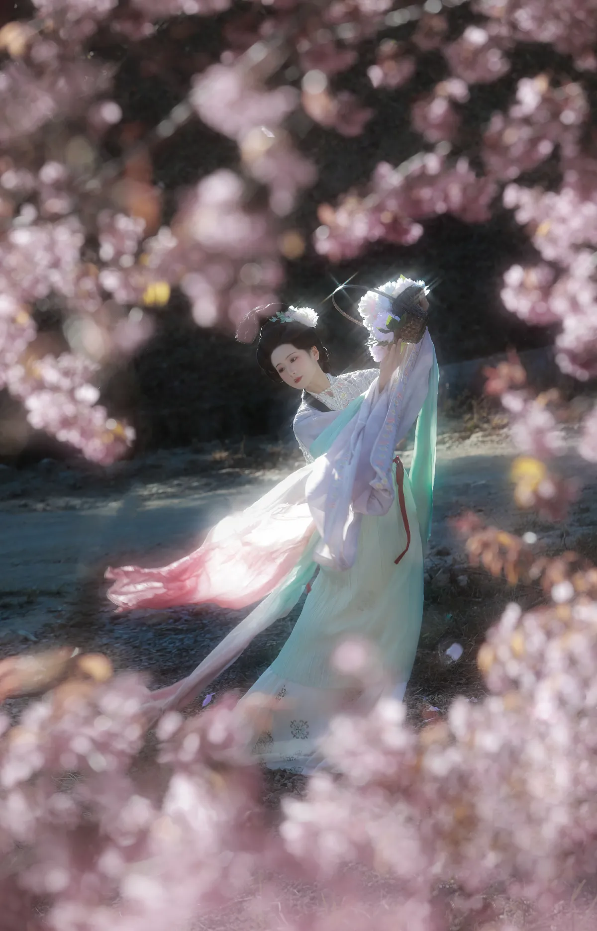 阿录-_瑜瑾《绣面芙蓉一笑开，斜飞宝鸭衬相腮》美图作品图片1