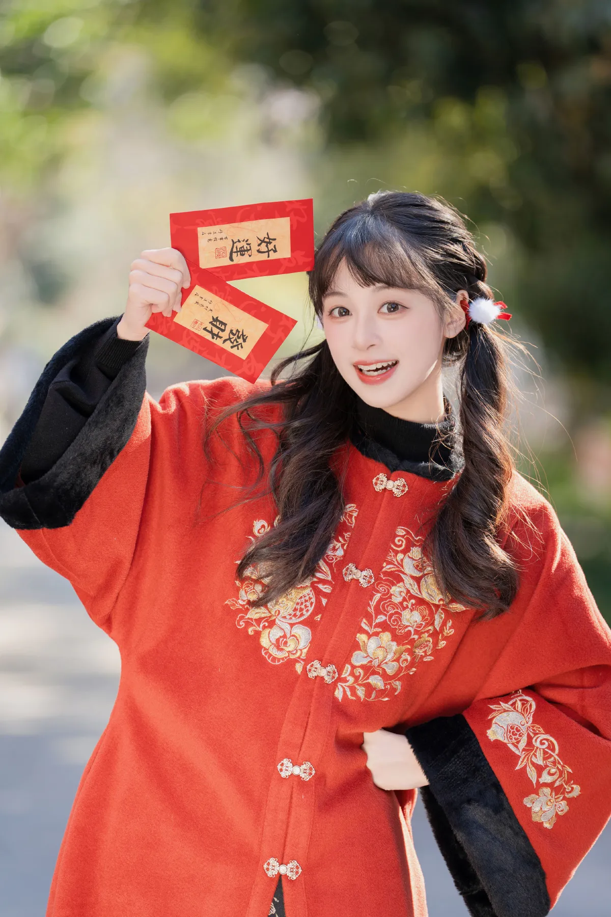 路边新年照