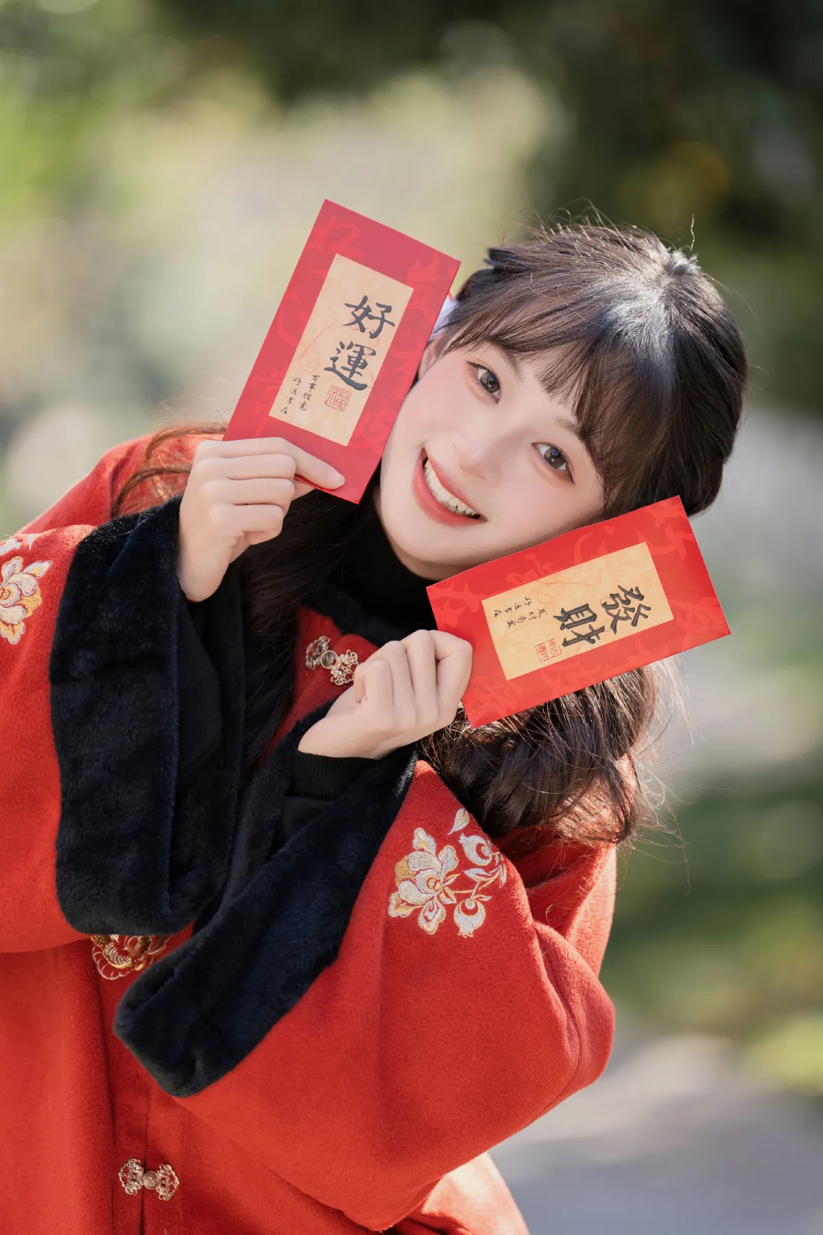 路边新年照