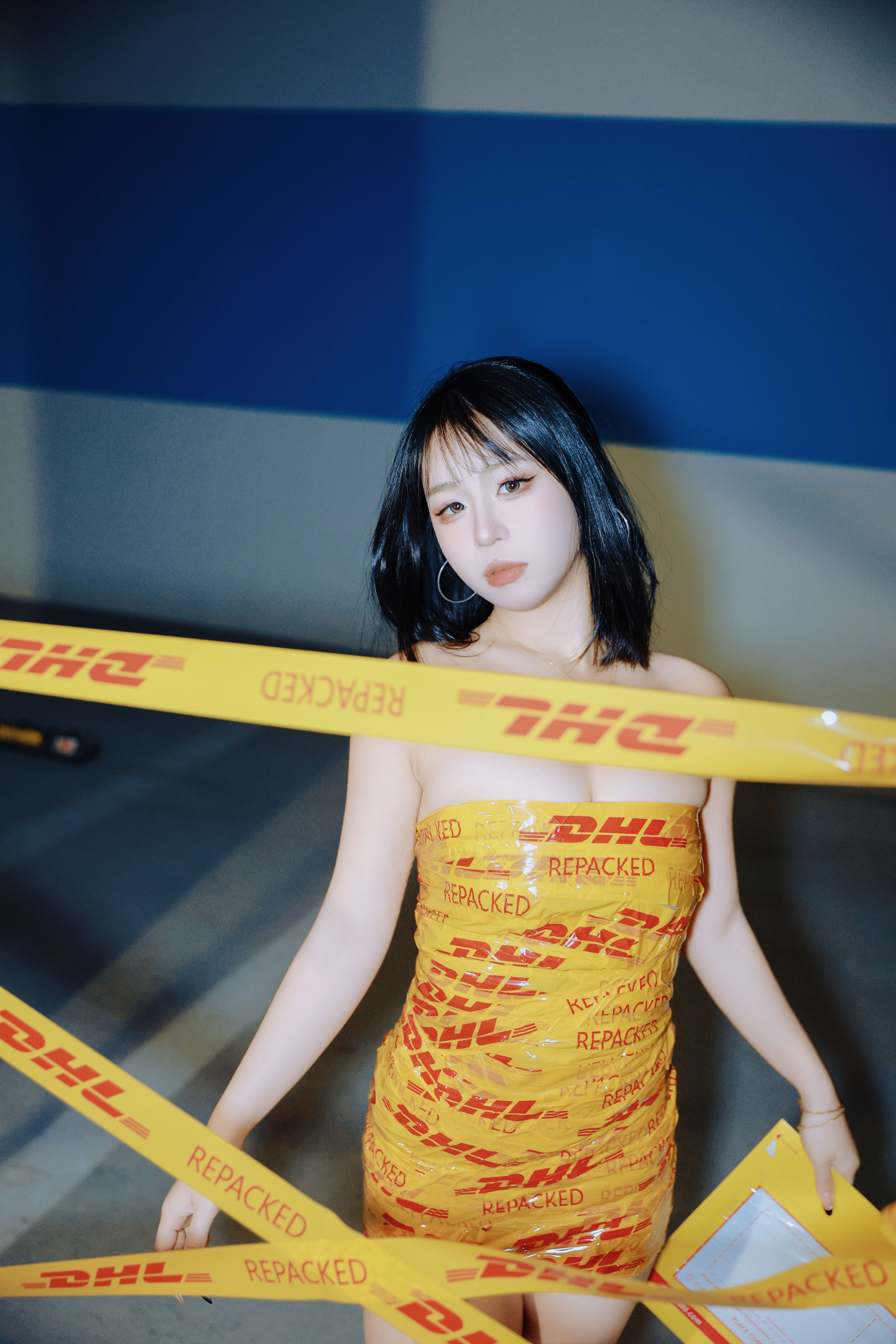 胶带风写真