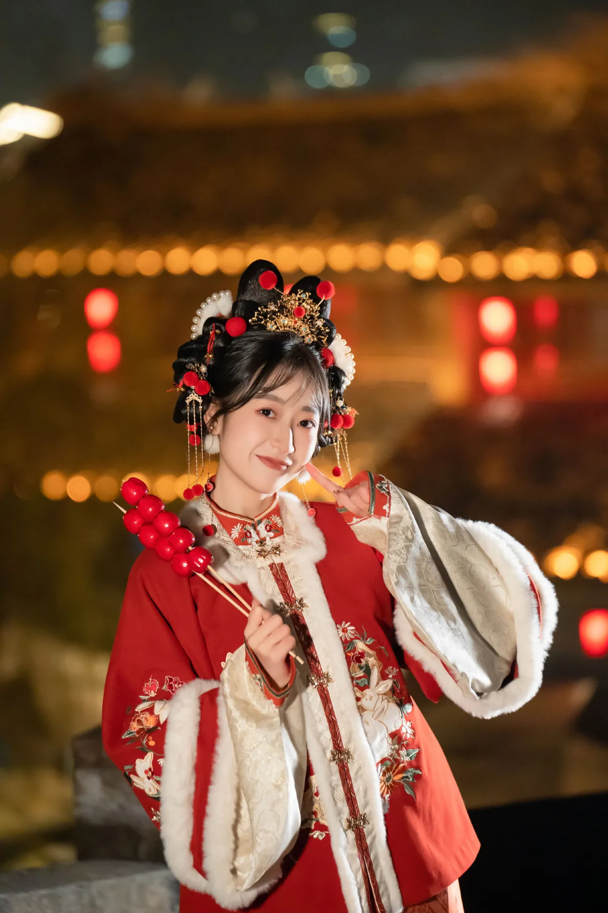 穿汉服逛运河