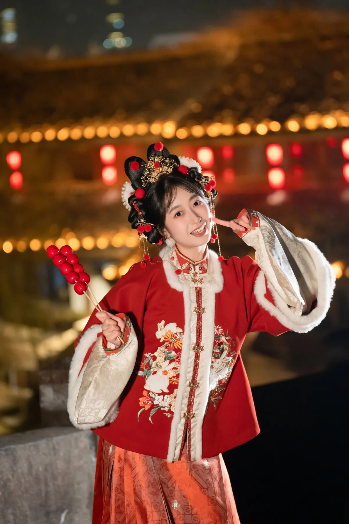 穿汉服逛运河