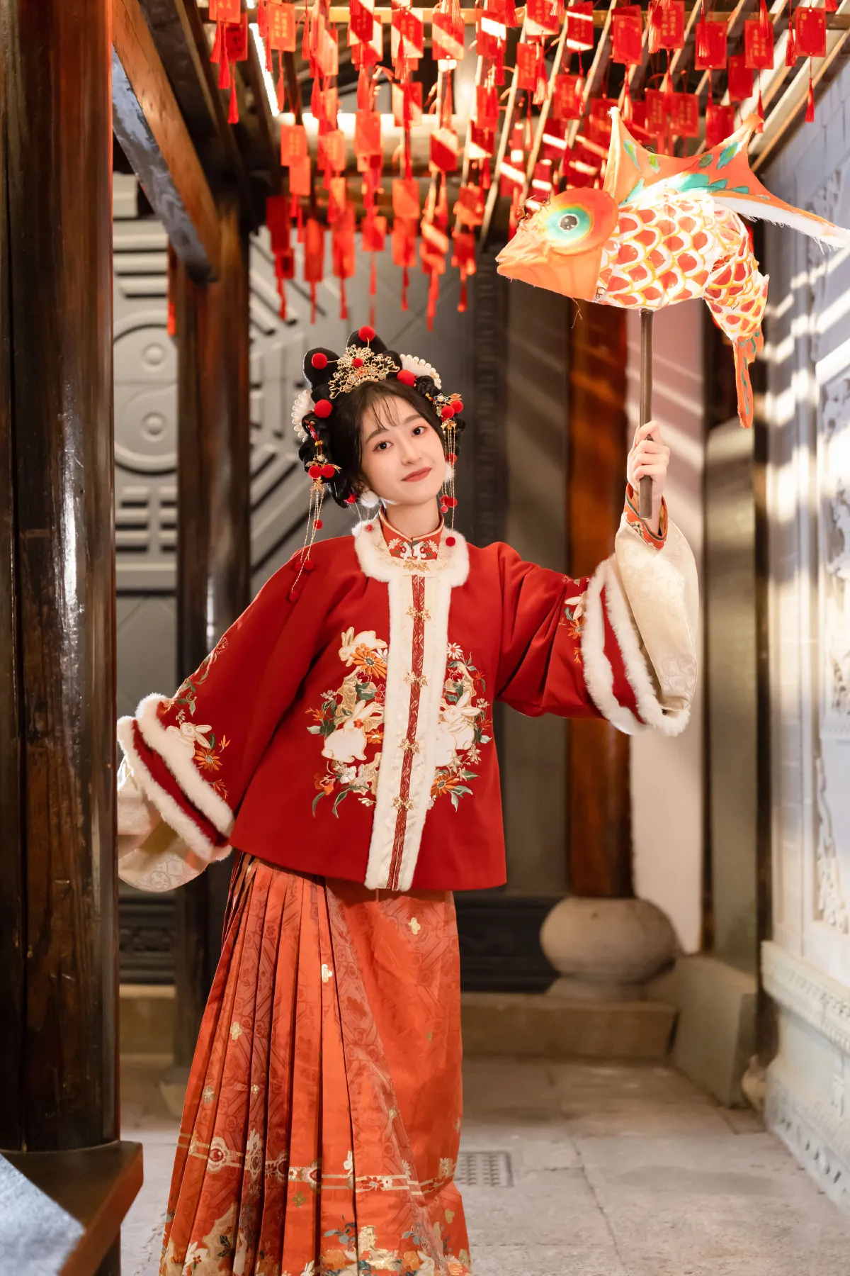 穿汉服逛运河