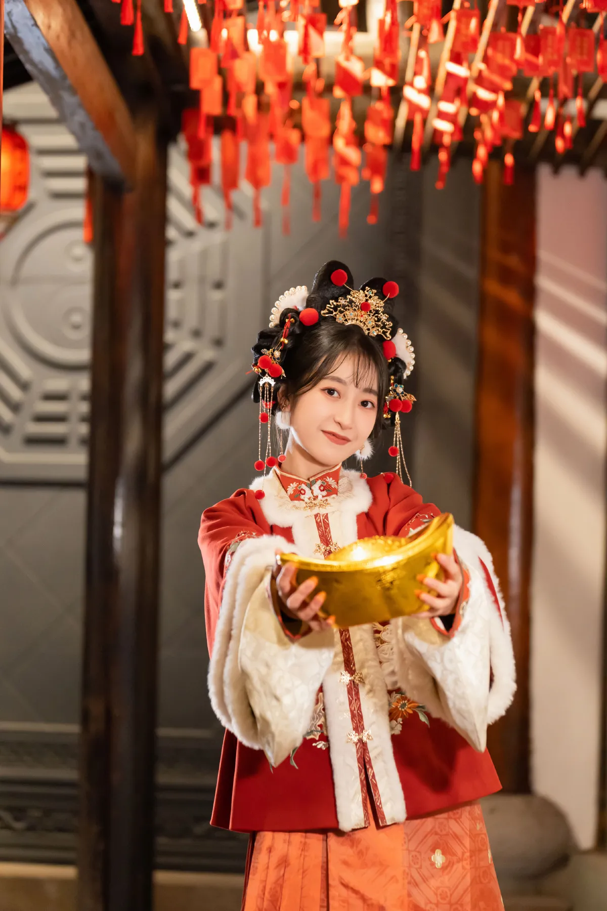 穿汉服逛运河