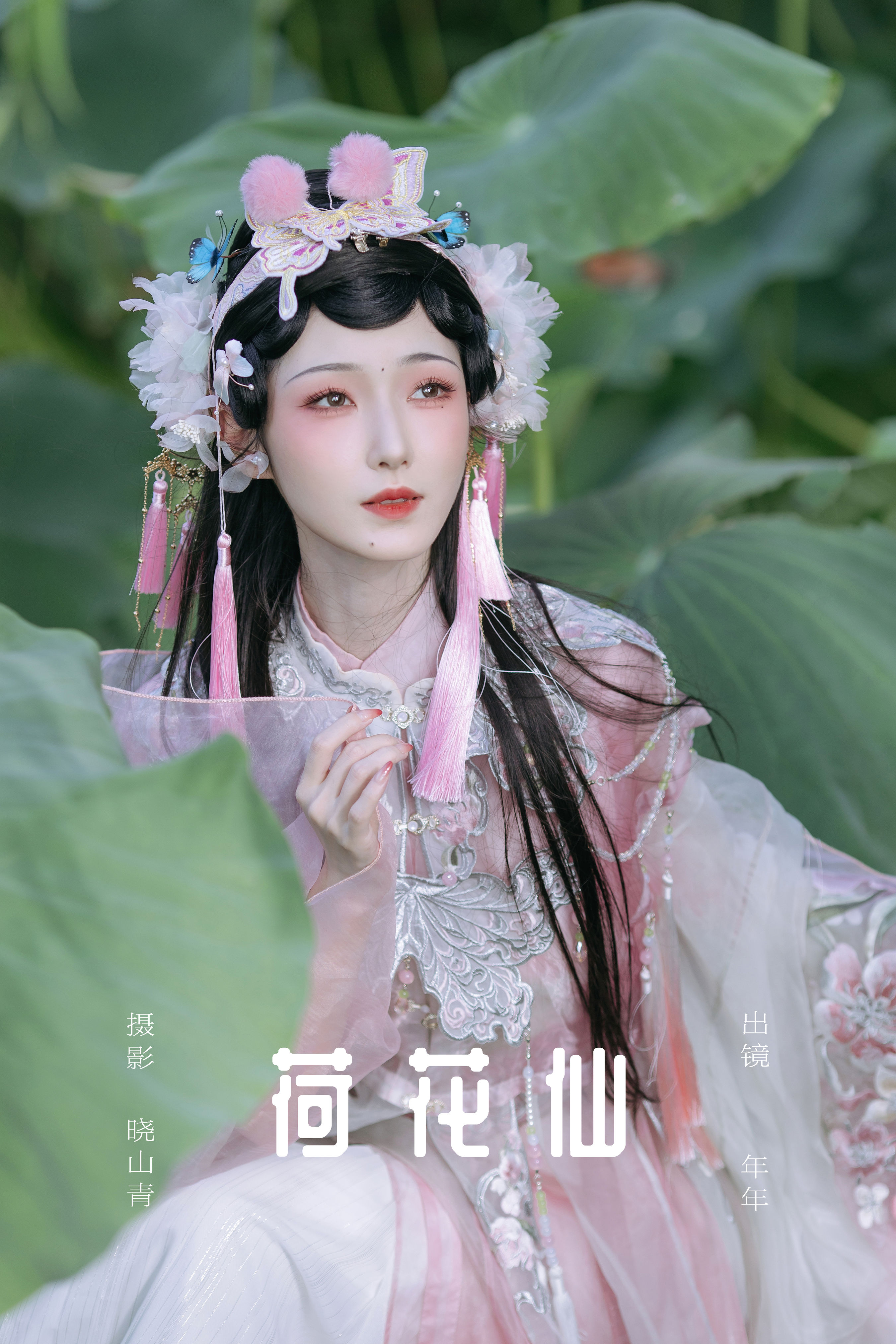 晓山青_就是景年《荷花仙》美图作品图片1