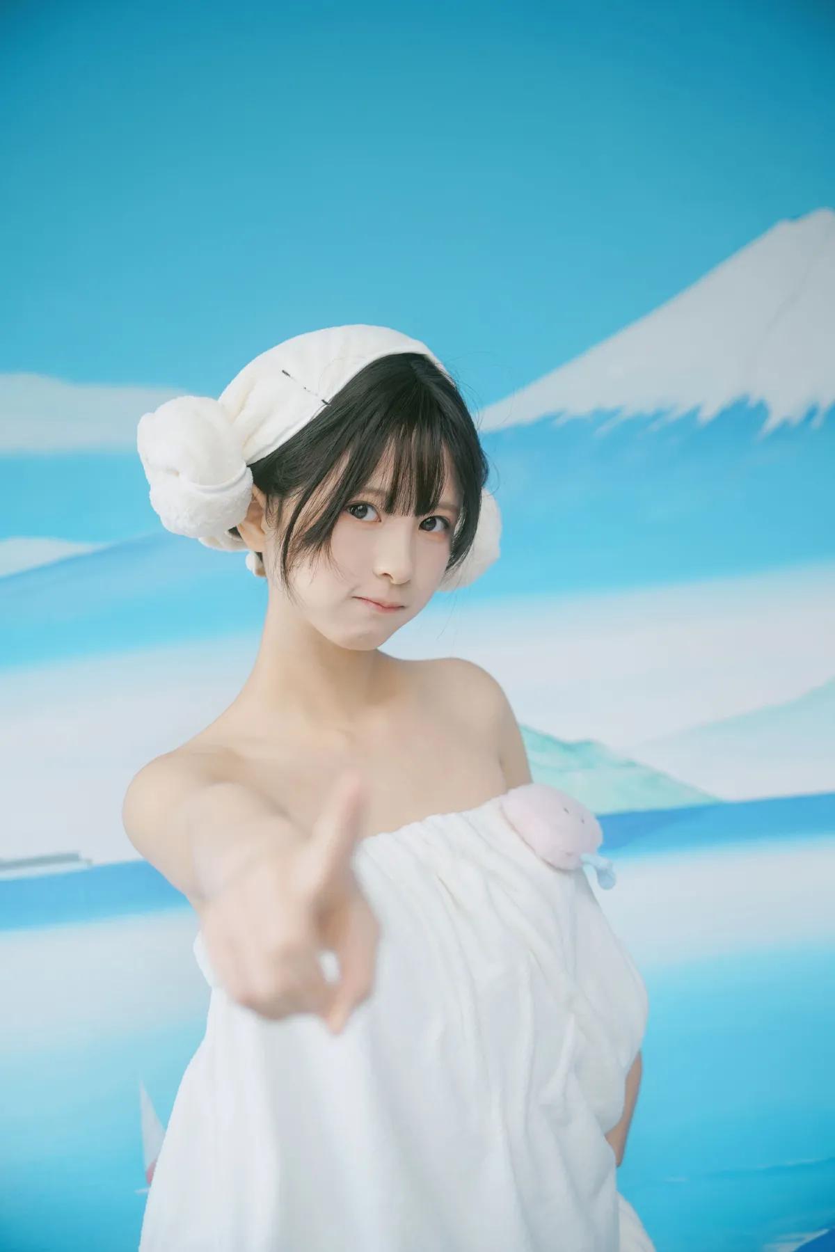 日系澡堂里的元气少女