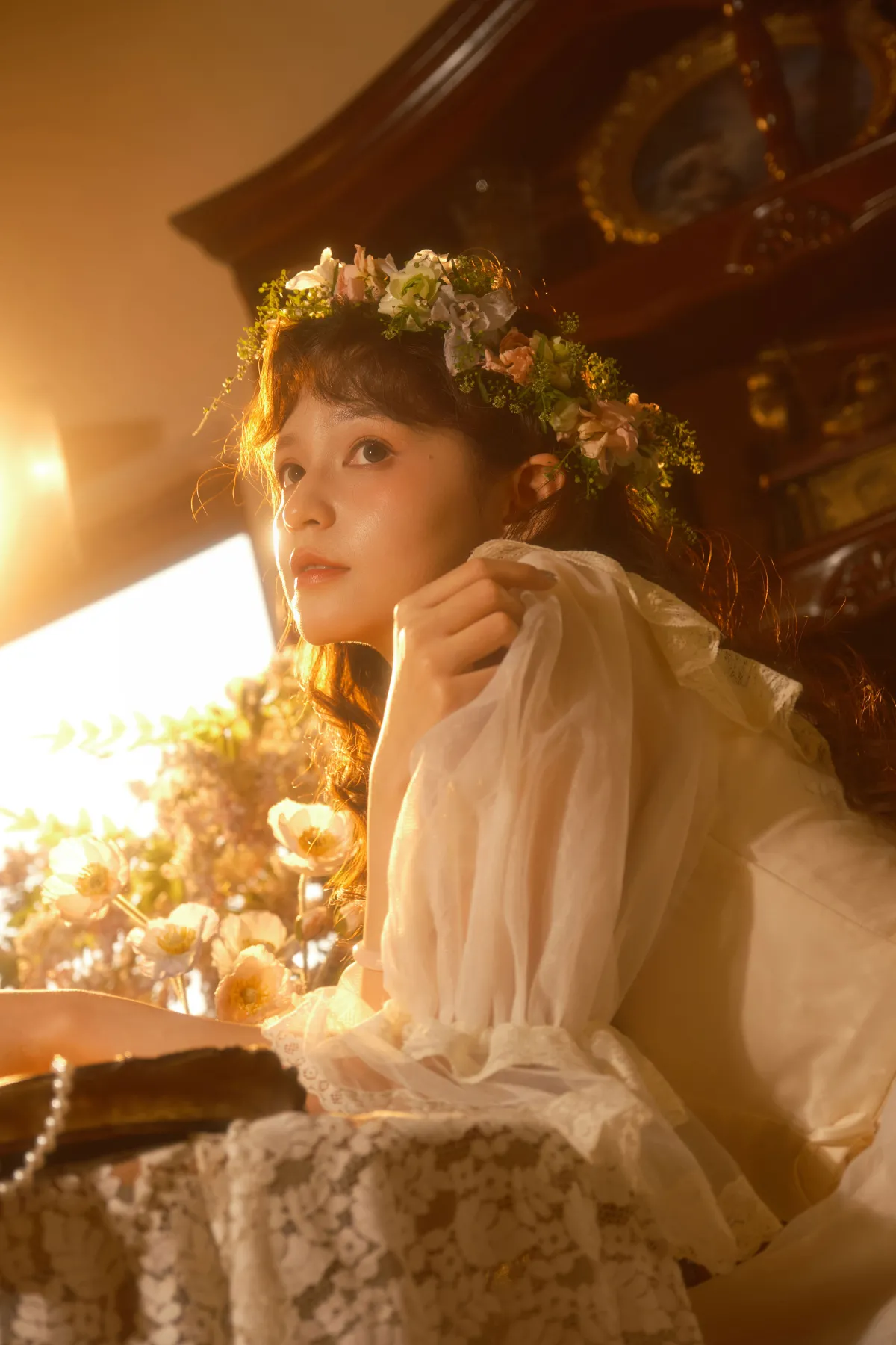 油画少女
