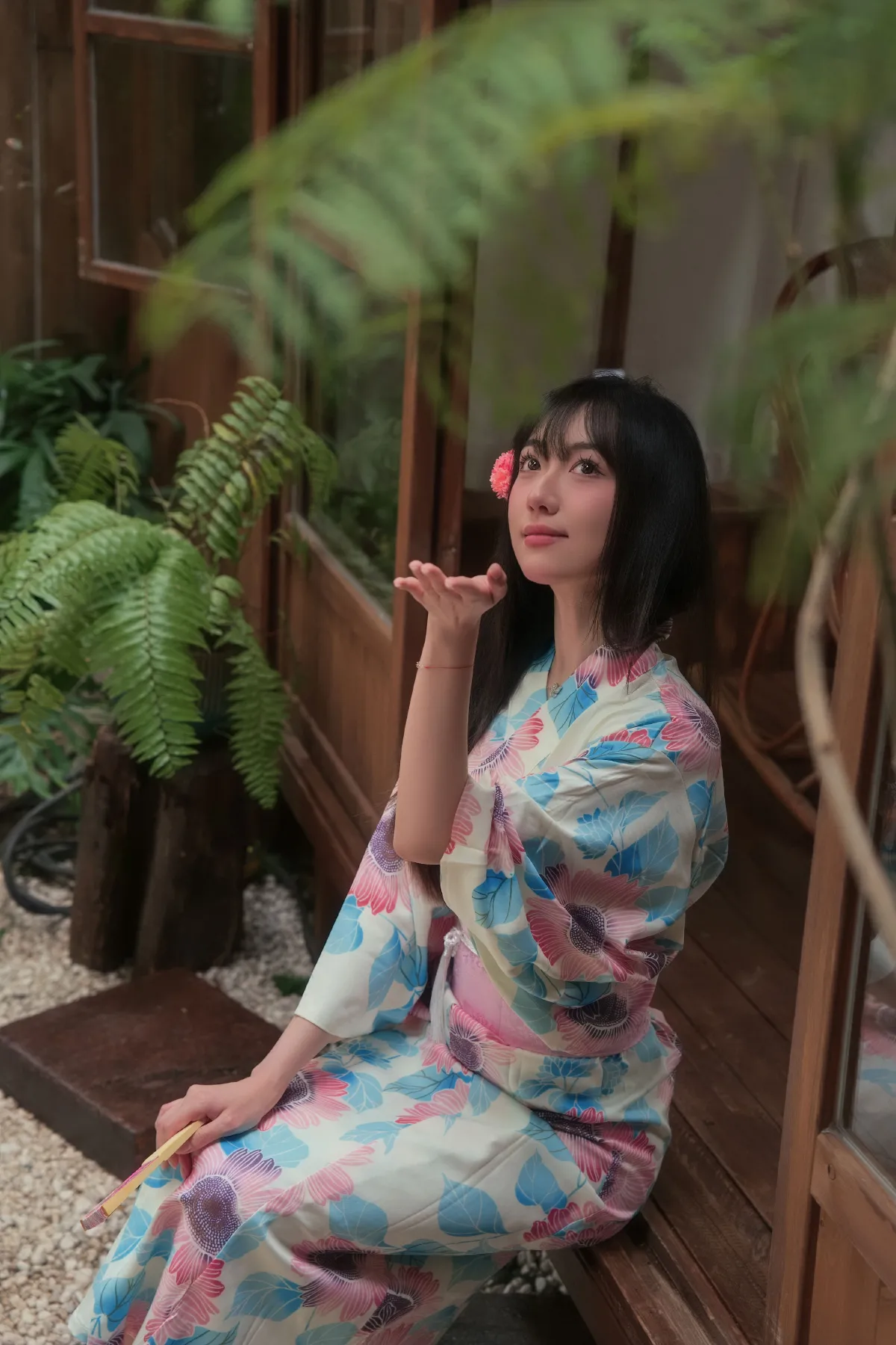 和服少女的日系松弛感瞬间
