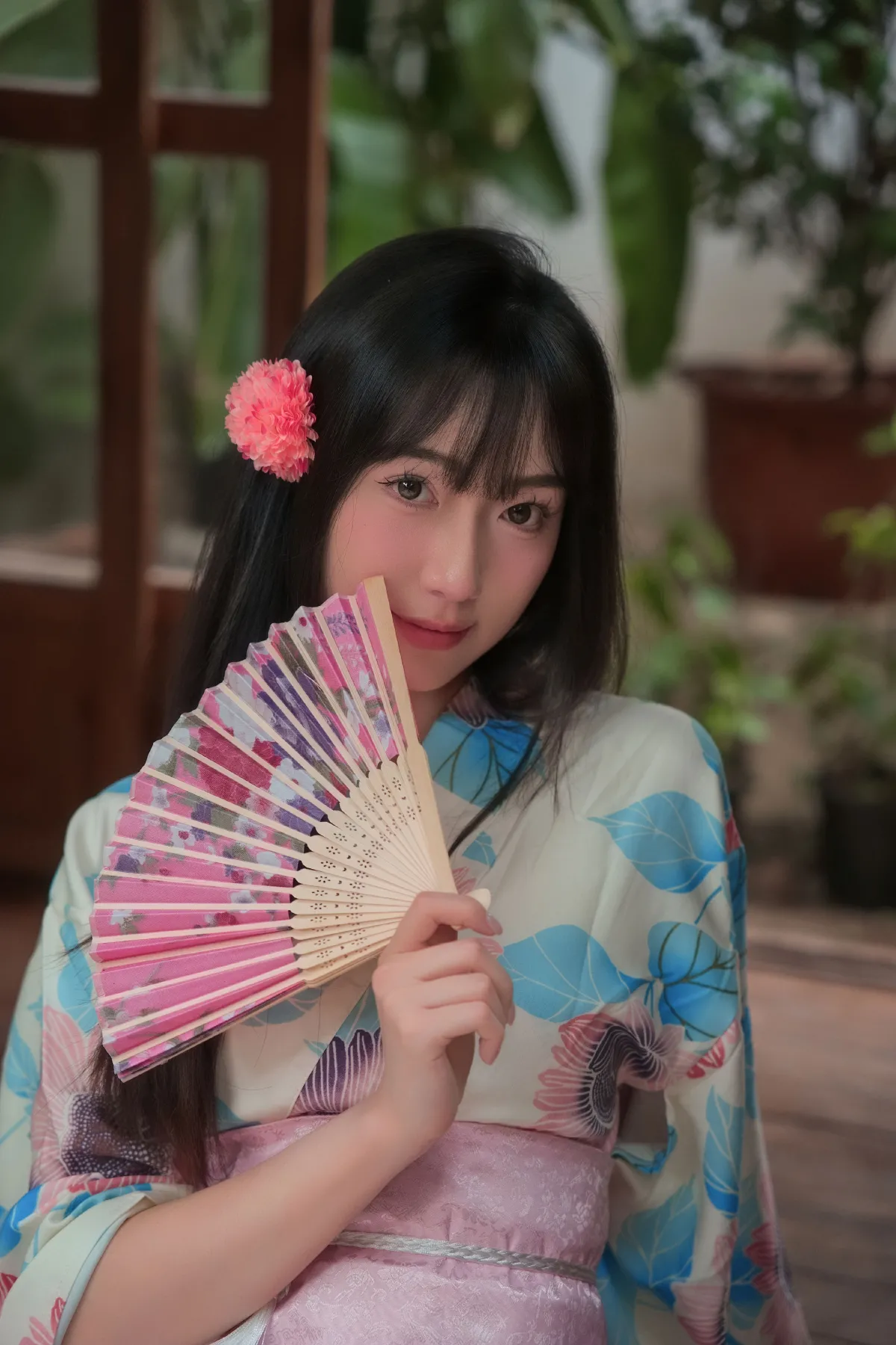 和服少女的日系松弛感瞬间