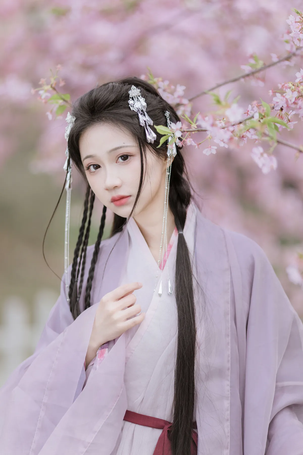 晓山青_绮罗生的小苏苏《春风如画》美图作品图片5
