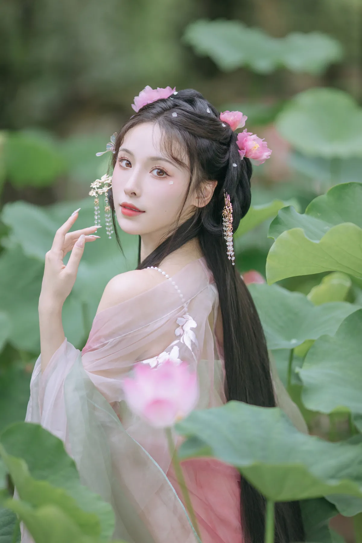 晓山青_一小枝枝枝枝《荷香袅袅》美图作品图片4