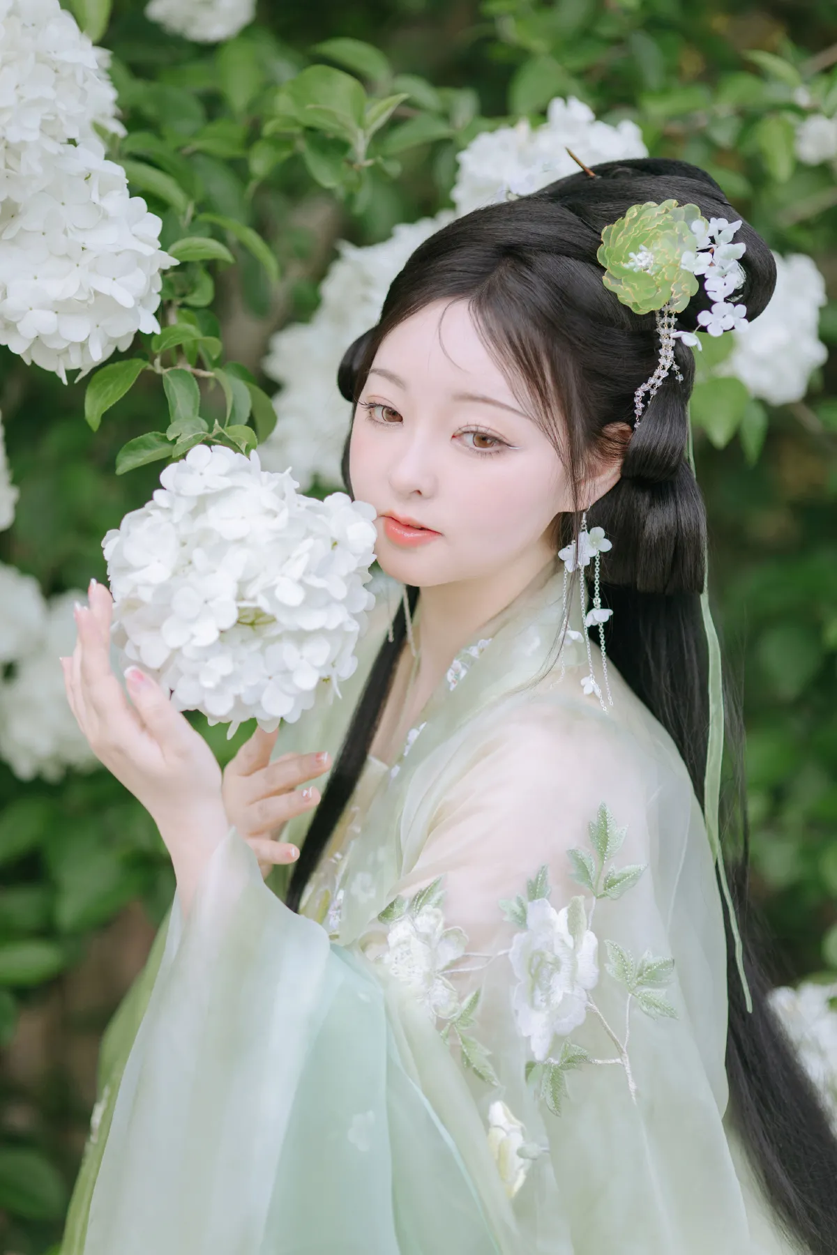 晓山青_荣小兔头《邻家有女》美图作品图片2