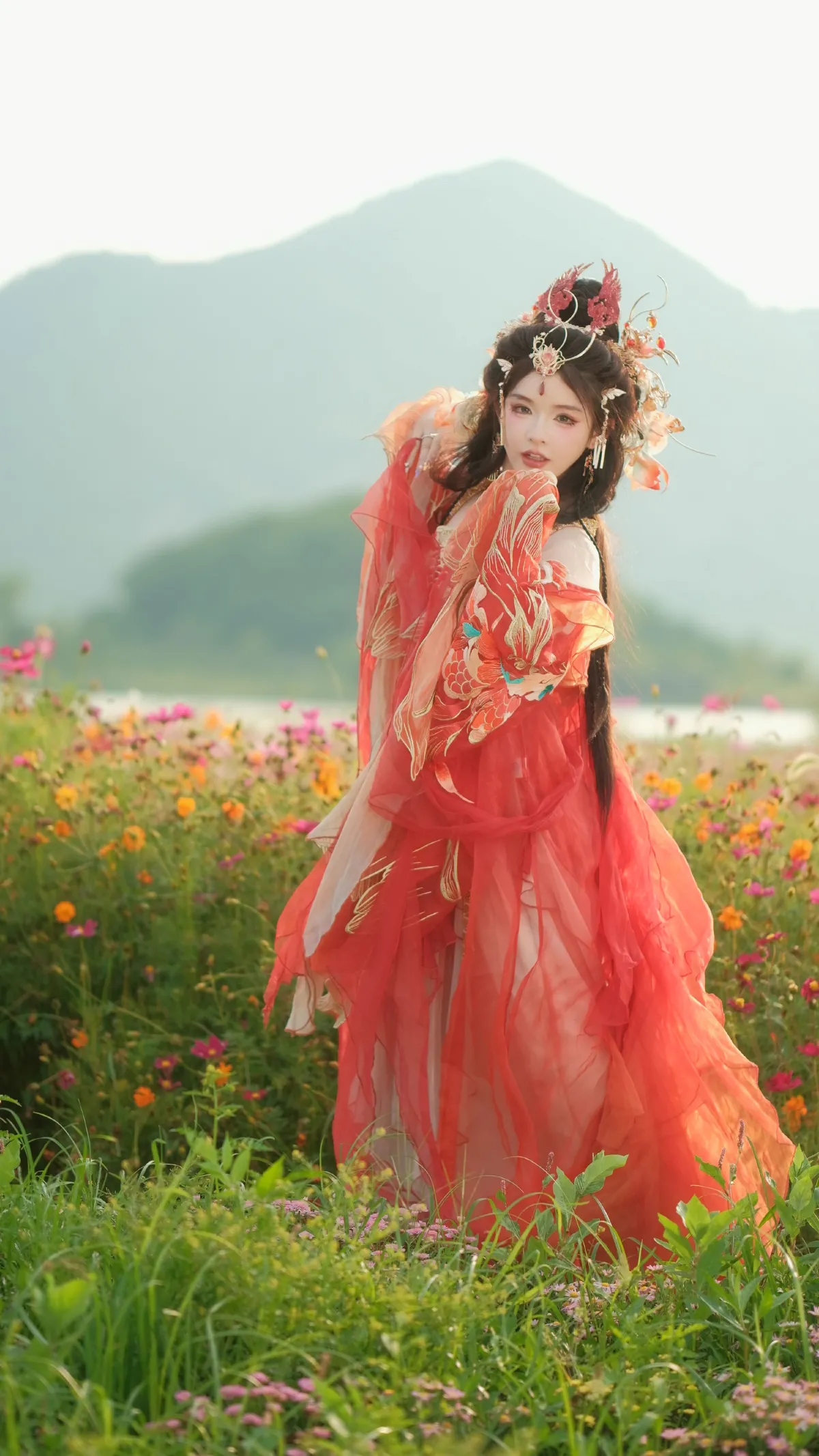 花好看还是我好看