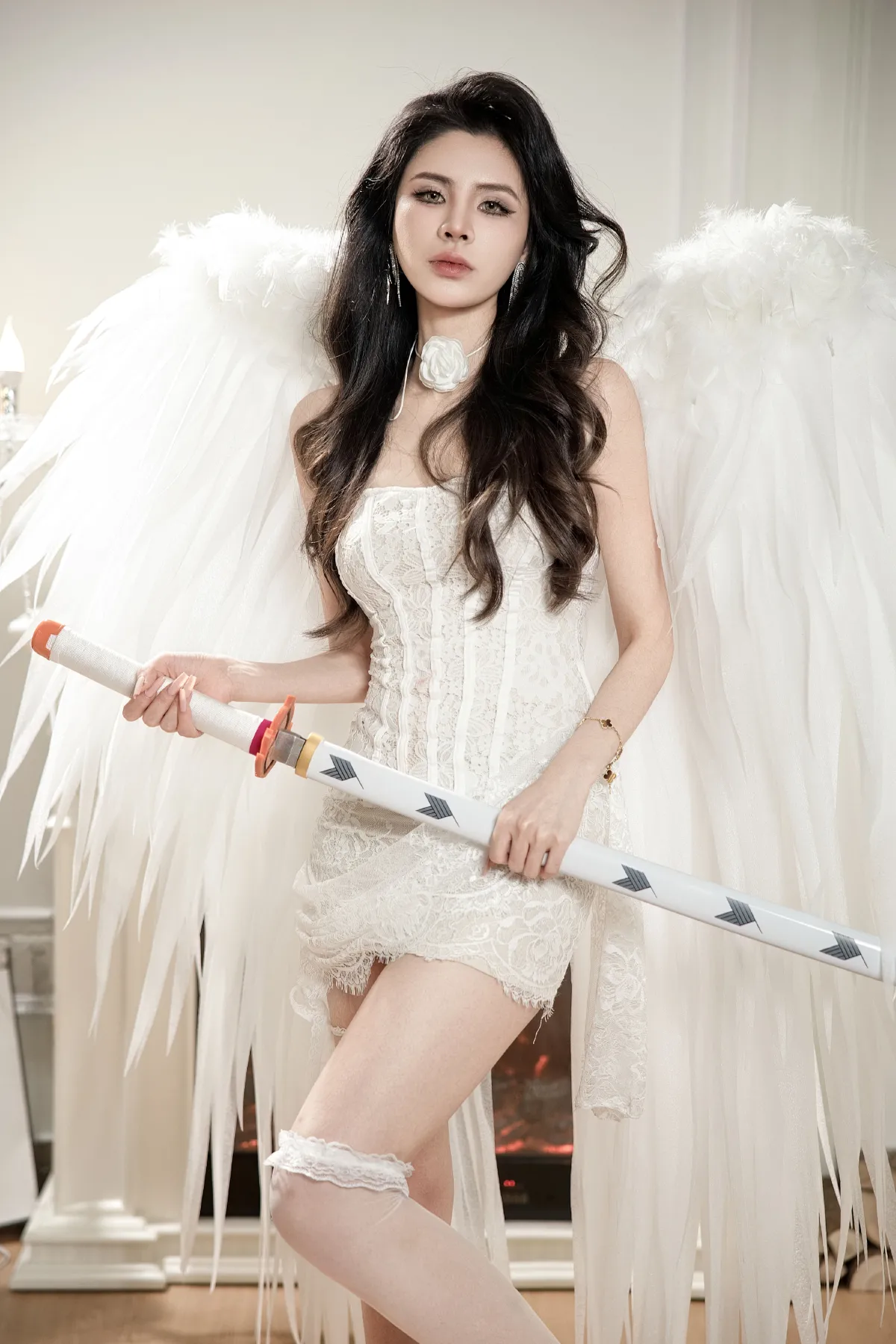 哈罗摄恐_小艺 _小文《黑白天使》美图作品图片1