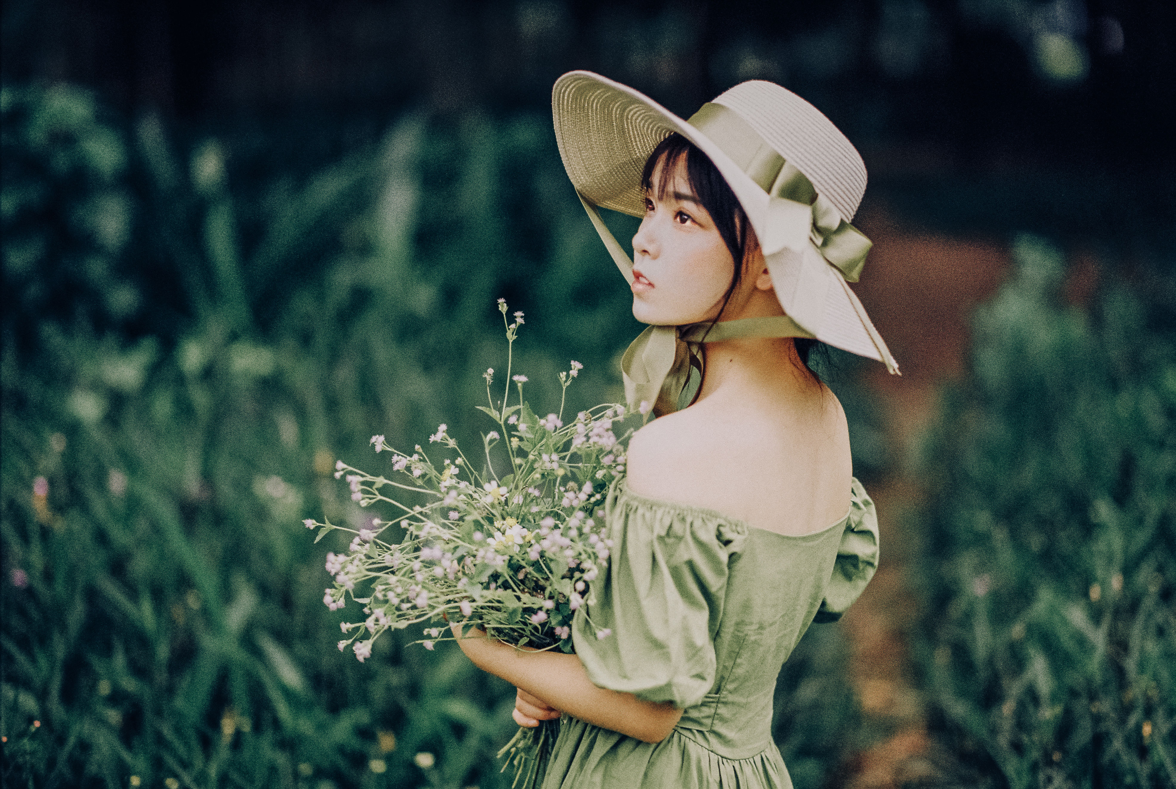 若寒Rock_悠然Hime《野花的季节》美图作品图片1