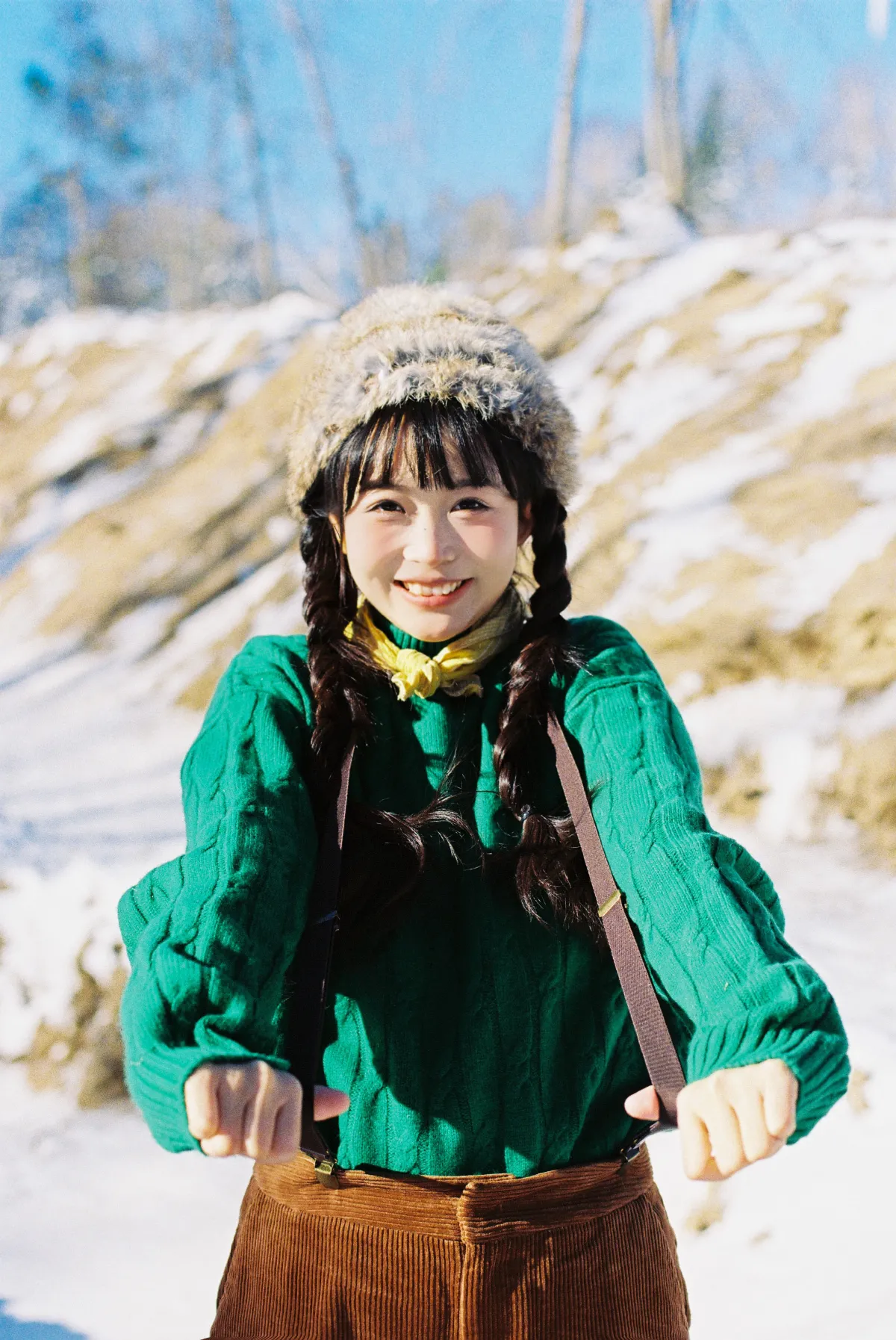 迟一chilli_呼叫呼呼《雪中小木屋》美图作品图片1