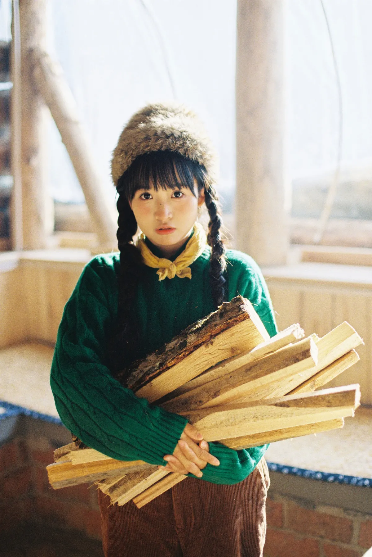 雪中小木屋