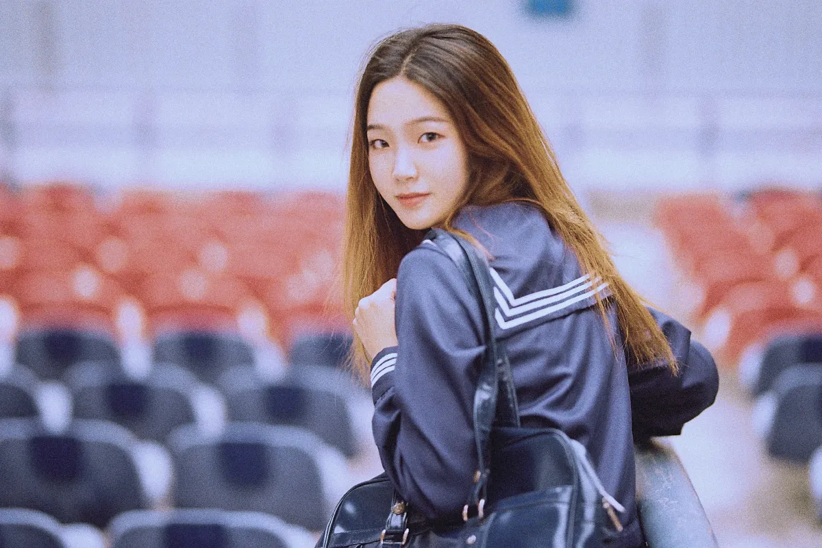 若寒Rock_林琳琳《运动场的Jk少女》美图作品图片3