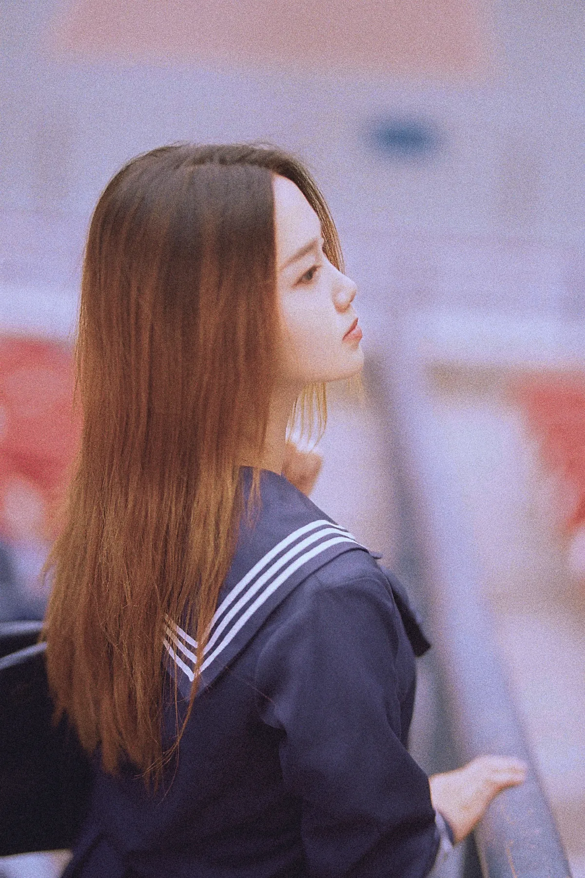 若寒Rock_林琳琳《运动场的Jk少女》美图作品图片4