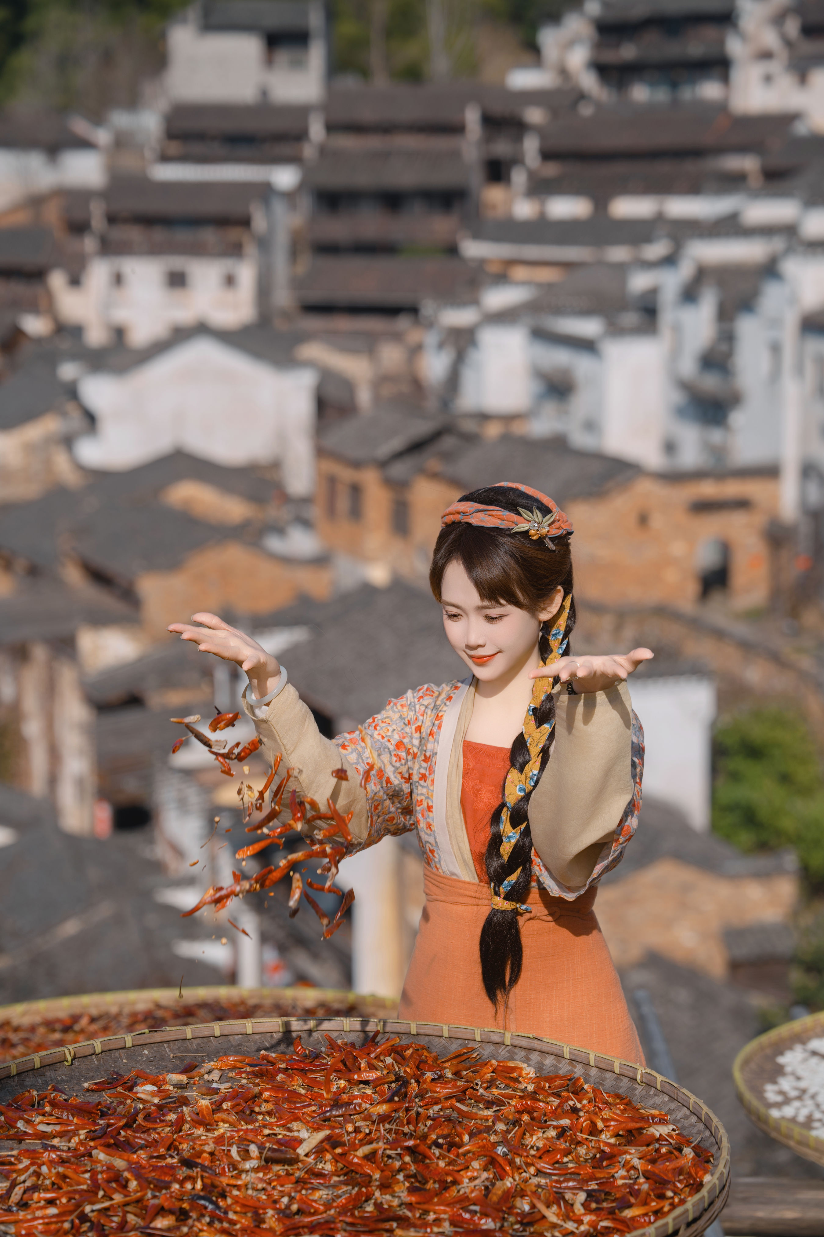 十一_张燕红《橙色的秋收》美图作品图片2