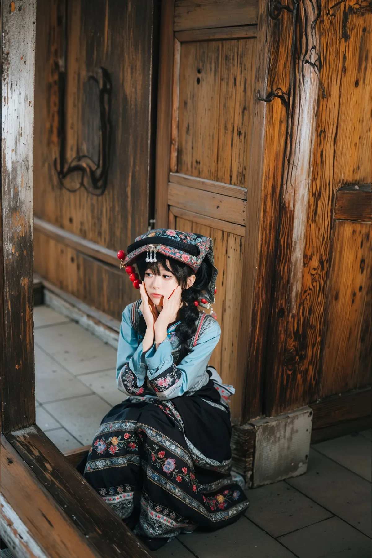 管小迪_小雯《布依少女》美图作品图片2